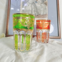 Deposit in stock full price 450 each Italian gilt engraved crystal cup 2 colors