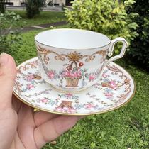Deposit: 799 for the full price. Fully hand-painted in France. Flower basket. Large coffee cup.