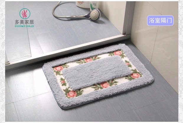 Mái vòm mục vụ mat phòng ngủ thảm hiên cửa mat chống trượt phòng tắm thấm pad ban công nhà bếp mat - Thảm sàn thảm xốp lót sàn 100x100