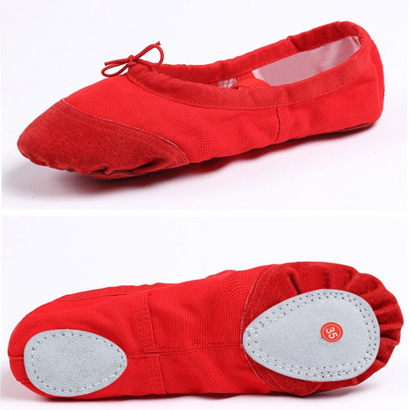 Children's Dance Shoes Girl Soft Soft Soft Soft Soft Shoes Ethnic Dance Yoga Ballet Chinese Body Cat Claw Dance Shoes Adult