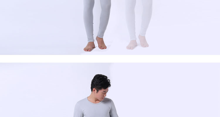 Đầu đồ lót nam quần áo mùa thu quần dài phù hợp với bông amoniac vòng cổ quần áo mùa thu quần dài đồ lót nhiệt đồ bộ nam