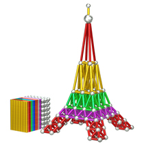 Magic Magnetic Rod Magnetic Rod Absorbing Iron Combination Set Iron-Absorbing Stone Toy Assembled Puzzle Puzzle Ball Decompressing Iron Building Blocks