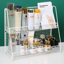 Cosmetics shelf storage rack storage box skin care products mask multi-layer finishing rack iron desktop storage rack dormitory