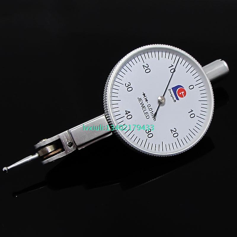 Guanglu lever dial indicator 0-0 8mm precision 0 01mm lever indicator table small school table comparison table