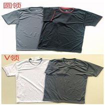 Sports quick-drying men polo round neck V-collar short-sleeved T-shirt outdoor summer sweat-absorbing quick-drying men half-sleeve collar double