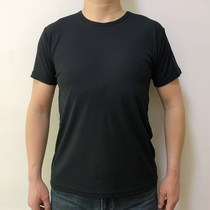 Outdoor men quick-drying short-sleeved T-shirt sports breathable round neck summer thin half-sleeved waffle polyester V-neck sweating