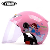 Mustang Summer Children Mũ bảo hiểm Cô gái Bốn Mùa Xe máy điện General Boy Baby Hard Hat - Xe máy Rider thiết bị găng tay đi xe máy