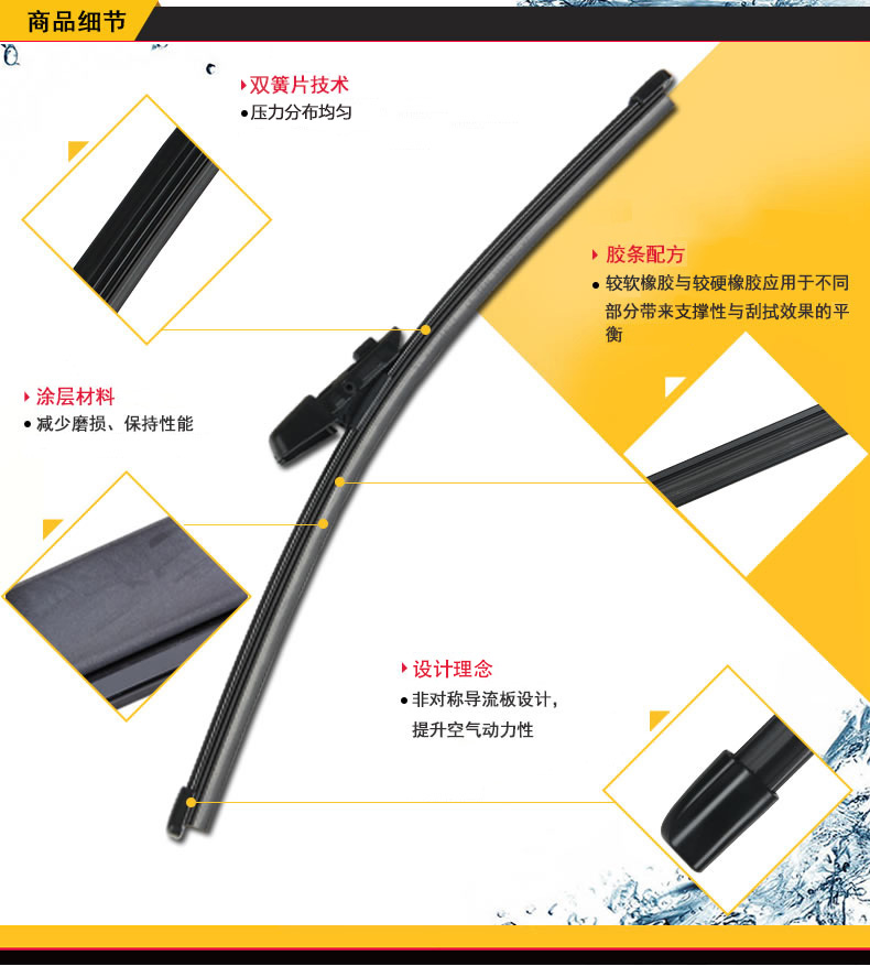 Cần gạt nước không xương Valeo SWF cho Ford New Mondeo (13 mẫu) lưỡi gạt nước không xương chuyên dụng gạt mưa oto
