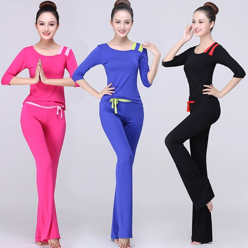 Осенняя элитная спортивная черная одежда для йоги, комплект, по фигуре, 2022 года