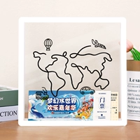 Высокопроницаемый акрил⭐карточный стиль⭐белая рамка