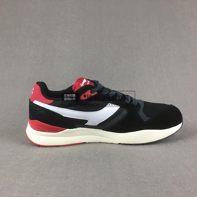 Li Ning giày thông thường Giày nam 18 mùa xuân và mùa thu mới hấp thụ sốc ánh sáng retro giày chạy giày thể thao ALCK057 giày thể thao nike nữ