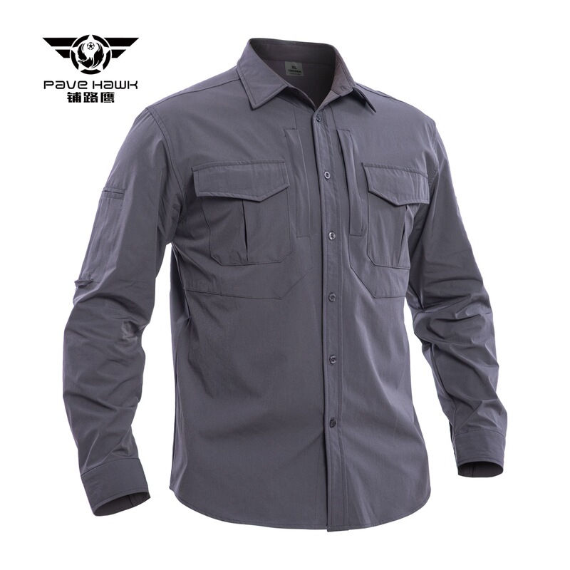 Paving Eagle Combat Eagle Stretch Fabric Quick-Drying Shirt Outdoor Tactical Shirt Stretch Shirt Military Fan Clothing Ply-77