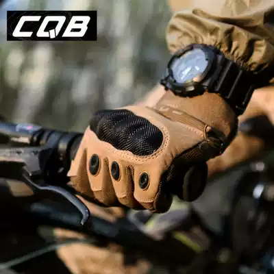 cqb military fans Black Hawk tactical gloves male all-finger anti-stab fighting self-defense training combat half-finger gloves special forces