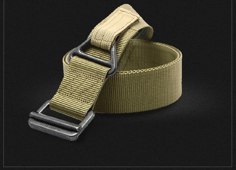 Đặc biệt hàng ngày Quạt quân đội CQB cung cấp lực lượng đặc biệt vành đai chiến thuật ngoài trời đa chức năng rappel cứu hộ đai vải nịt bụng nam