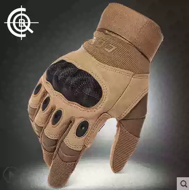 CQB outdoor tactical gloves men's full-finger gloves O remember special forces non-slip combat gloves anti-cut half-finger autumn and winter