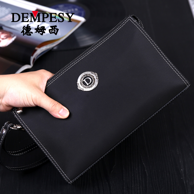 New Oxford cloth handbag men's casual clutch bag large-capacity clutch bag business clip bag fashion men's wrist bag