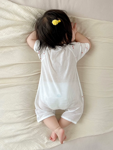 Детский летний комбинезон, тонкое хлопковое дышащее боди, детская пижама