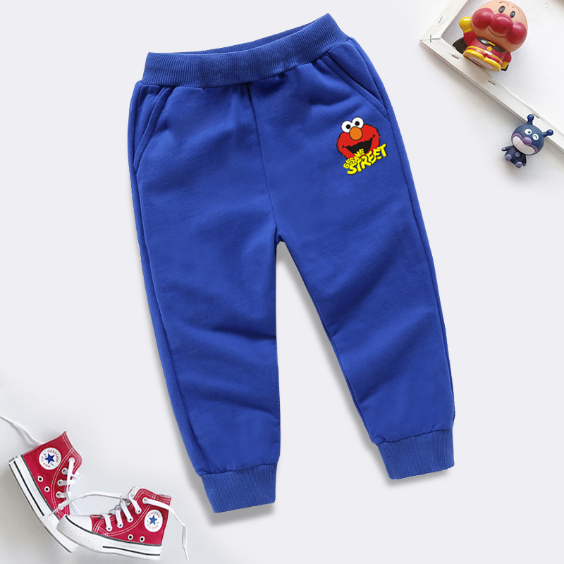 Nam và nữ sweatpants childrens quần bông bé quần lỏng lẻo 2019 mùa xuân và mùa thu childrens quần âu.