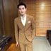 Suit phù hợp với nam giới mùa xuân và mùa thu trang trí cơ thể bốn mảnh chú rể váy cưới đám cưới phù rể phù hợp với nam chuyên nghiệp váy thủy triều quần nam Suit phù hợp