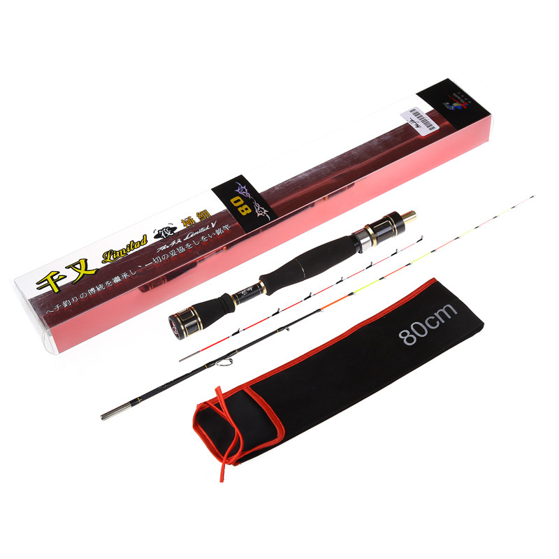 Taoyuan Qianyou raft fishing rod 80 cm micro lead rod row seam rod fish row rod raft rod row house hole gap rod