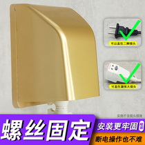 86 bathroom water heater switch socket panel thickening water - proof box leakage protector cover add splash box