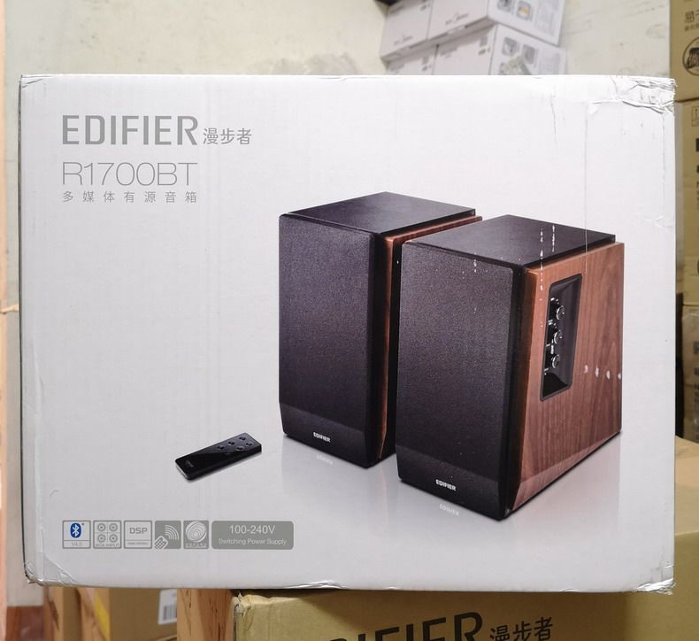 Edifier Wanderer R1700BT Bluetooth Sound Desktop 2 0 Wooden Subwood