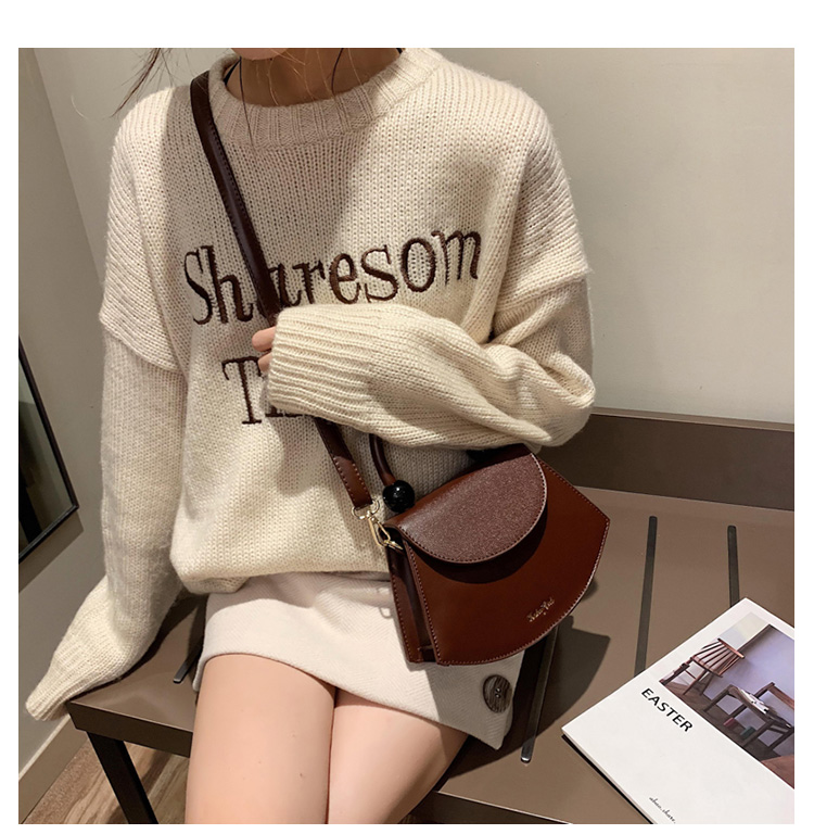 Túi xách nữ mùa xuân 2019 mới Túi Messenger thời trang Hàn Quốc hình quạt túi nữ túi xách tay túi đeo vai - Túi xách nữ ví pedro nữ chính hãng