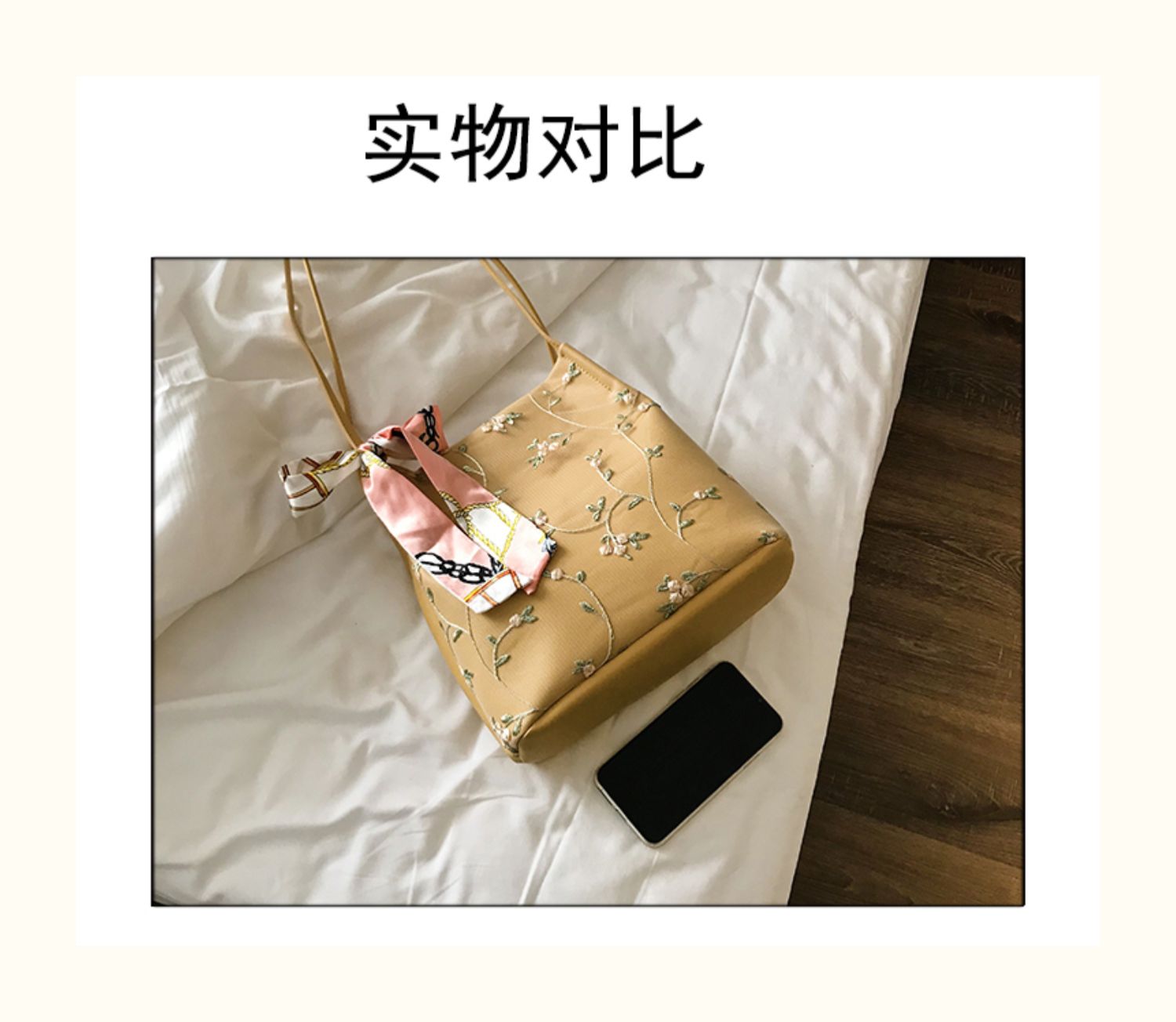 Ren thêu chuỗi túi xách túi xách 2019 mới gió quốc gia đơn đeo vai bình thường khí chất cô gái thủy triều - Túi xách nữ túi xách du lịch