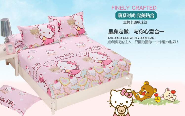 Bông mới doanh nghiệp giường cartoon con 1.8m bông bông duy nhất mảnh vỏ bảo vệ trượt 1.2m1.5 nệm mỏng - Trang bị Covers ga trải giường chun đẹp	