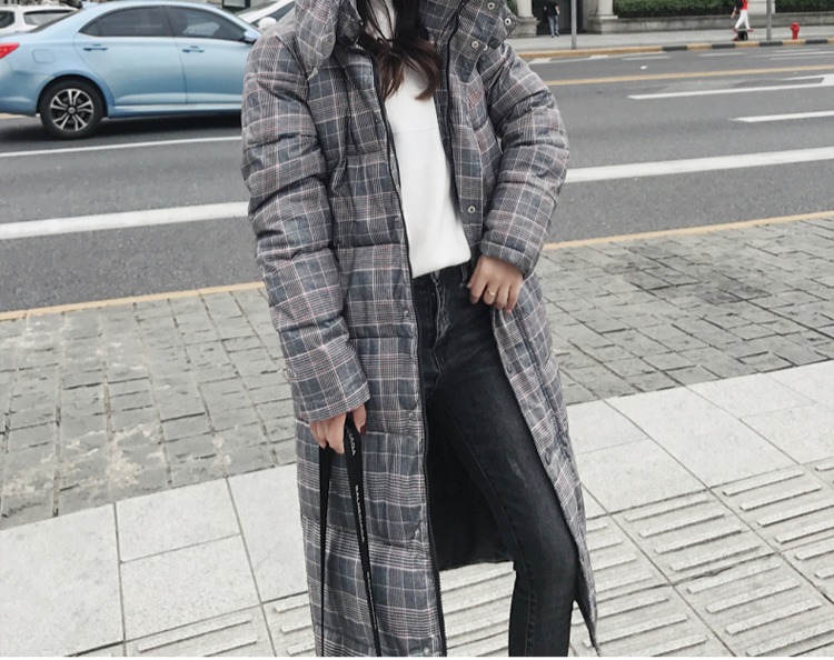 Áo dài cotton mùa đông dài đến đầu gối nữ mới 2018 phiên bản Hàn Quốc của áo khoác mỏng Áo khoác cotton mỏng, áo khoác dày áo phao nữ lông vũ