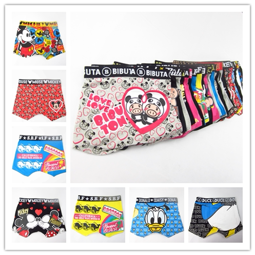 Men's Underwear Four-corner Pants Adults Pure Cotton Leka Mickey DONALDUCK Group Purchase Price