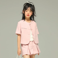 小女森 Тонкая летняя одежда, детский костюм, куртка для отдыха, изысканный стиль, подходит для подростков