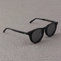 Черная рама+черная граница светло -серая линза