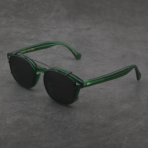 MOSCOT LEMTOSH Очки рамки мужчин с зажимами солнцезащитных очков зеленые глаза оптические пластины