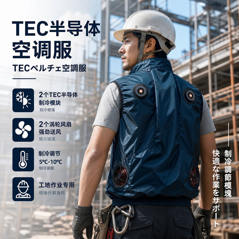 Kemanjing Tec Semiconductor Air-Conditioning Clothing Fan Cooling Vest Air-Conditioning Vest Refrigeration Vest Heat Protection Work Clothes for Men Kemanjing Tec Semiconductor Air-Conditioning Clothing Fan Cooling Vest Air-Conditioning Vest Refrigeration Vest Heat Protection Work Clothes for Men