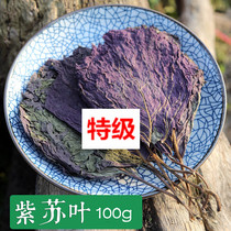 New products Tongrentang raw material origin 500g grams Purple Suyegan Purple Suye Chinese Herbal Medicine Bubble Feet Edible Purple Su Leaf Powder