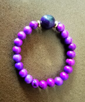 3-6mm natural purple shujilai suji stone ring ring ring