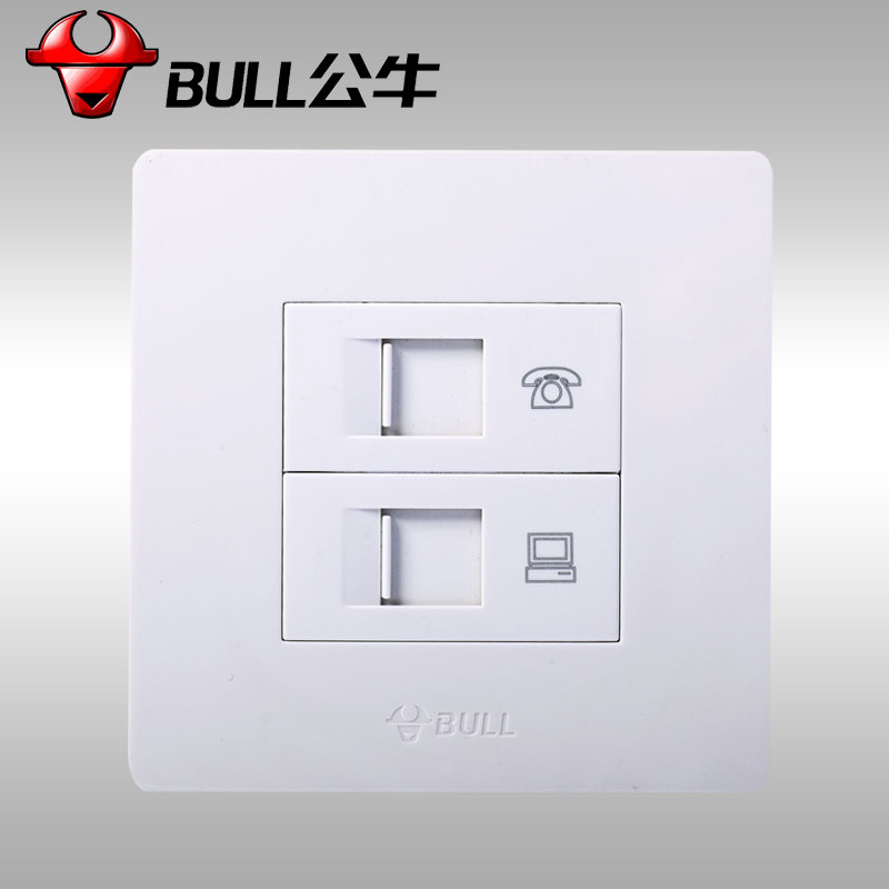 BULL Bull phone plus computer socket 86 Type of network route Phone information Wall G07T212