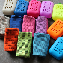 Island country single Summer men and women cold ice towel running yoga fitness sweat quick-drying exercise towel quick-drying ice towel