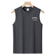 Summer pure cotton breathable sweat-absorbent vest men's shoulder-length sleeveless T-shirt students loose sports basketball shirt-Little Pony