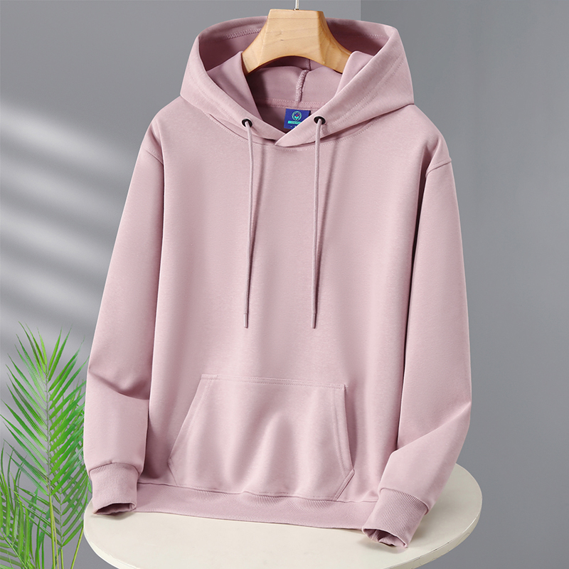 2023 Heavy-Duty Spring and Autumn Style Unisex Hooded Loose Thin Long-Sleeve T-Shirt Hooded Thin Sweatshirt Plain Version