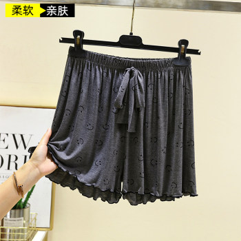 Modal ວ່າງ pajama pants ສັ້ນໃບຫນ້າຍິ້ມ
