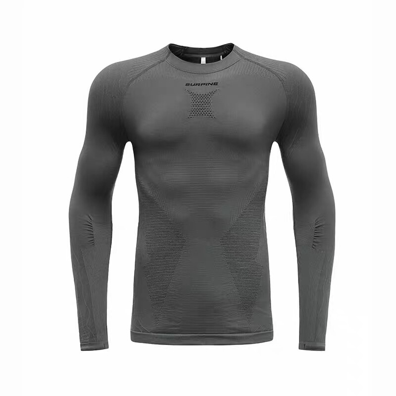 Matsuno Pai Lingfeng Men's and Women's Series Dark Gray Top, Ultra-Fine Merino Wool, Warm Outdoor Hiking Quick-Drying Clothing