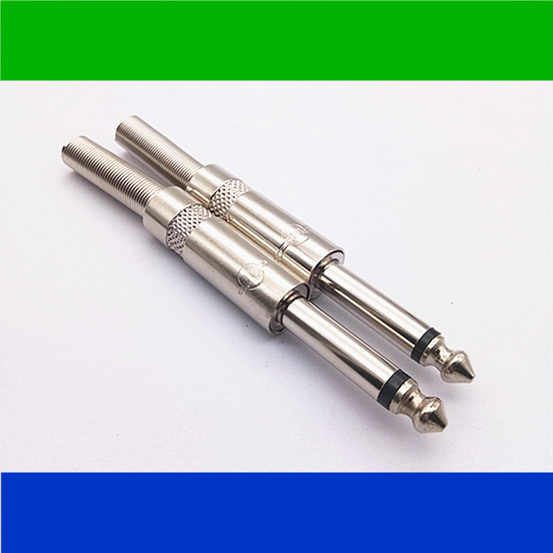 Special offer Yongsheng 6 5 plug 6 35 plug 6 3 amplifier plug microphone plug 6 35 single sound big two cores