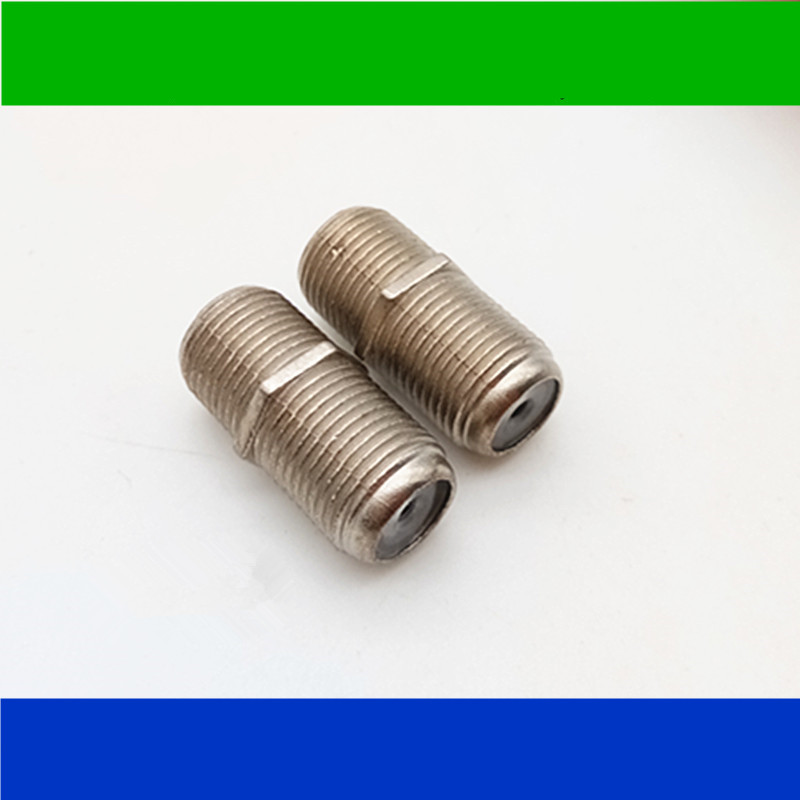 Cable TV antenna butt-to-head Inform F-base F-to-mother dual-pass F head to joint thread