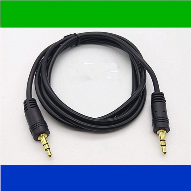 Gold-plated head one-to-one AUX audio line vehicle-mounted connection line 3 5mm male-to-male recording line 1 5m 3 m