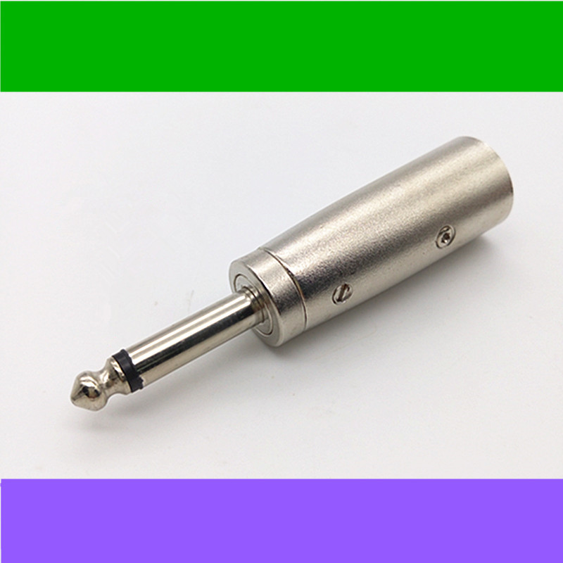 6 5 revolution Canon male head Cannon adapter plug big two-core mono sound track 6 5 head to turn Caron male head
