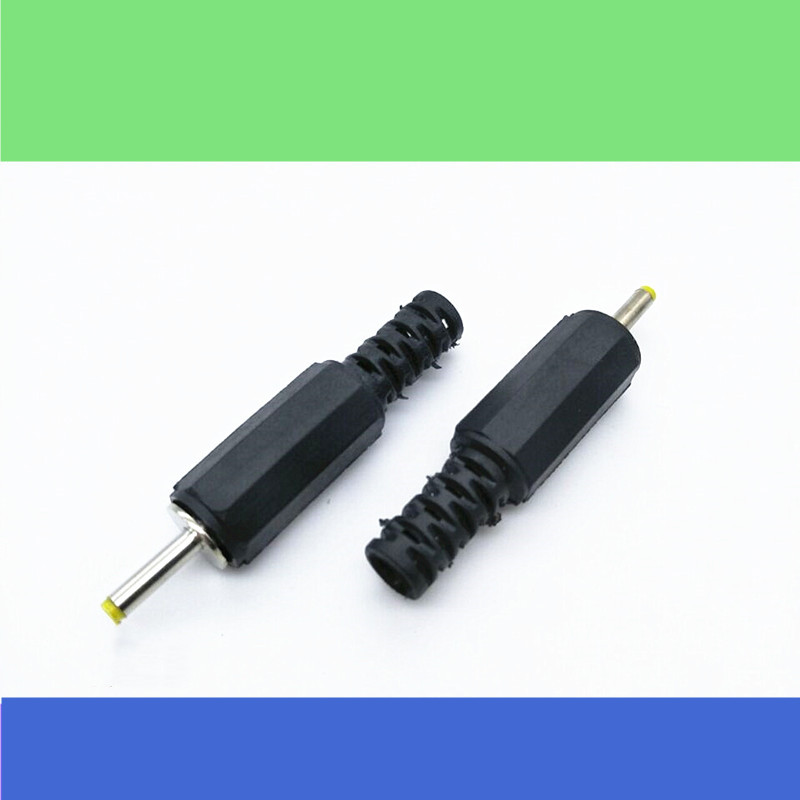 DC power welding plug 2 5mm * 7mm 0 7mm power supply adapter head DC 2 5X0 7 Welding 9 0mm