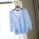 Mùa hè mới phần mỏng cotton và lanh áo len ngắn lỏng áo len nữ điều hòa áo sơ mi chống nắng áo sơ mi thoáng khí bên ngoài rỗng áo khoác len nữ ngắn
