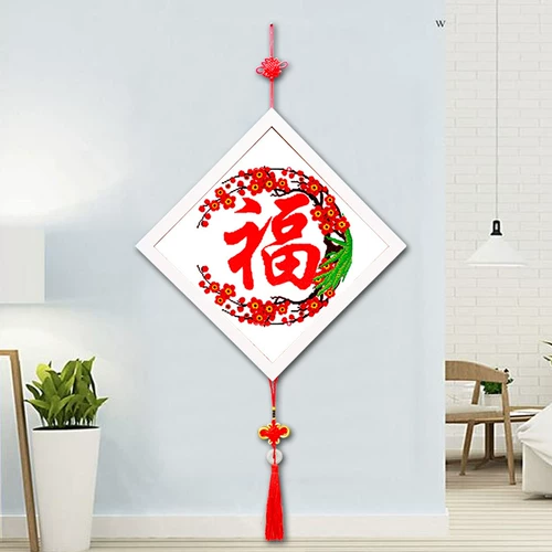 Cross Stitch маленькие детали 2025 Новая линейная вышивка в гостиной спальне FU Персонаж висят рисовать вышивка простая рама вышивки ручной работы